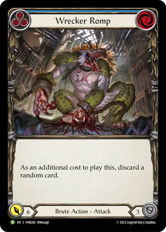 Wrecker Romp (Blue) - Flesh and Blood TCG - MoxLand