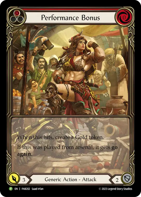 Performance Bonus (Red) - Flesh and Blood TCG - MoxLand
