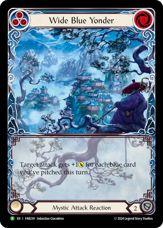 Wide Blue Yonder (Blue) - Flesh and Blood TCG - MoxLand