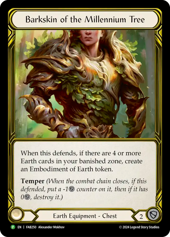 Barkskin of the Millennium Tree - Flesh and Blood TCG - MoxLand