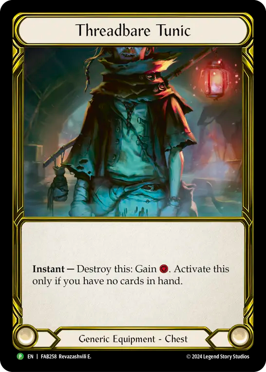Threadbare Tunic - Flesh and Blood TCG - MoxLand