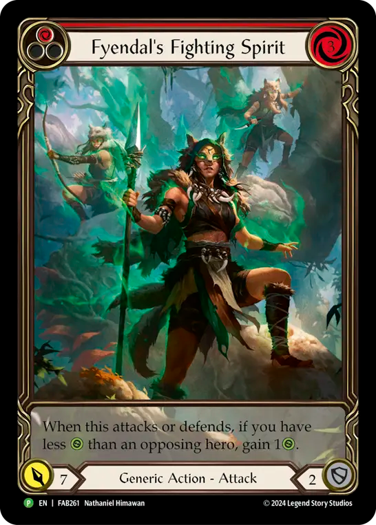 Fyendal's Fighting Spirit (Red) - Flesh and Blood TCG - MoxLand