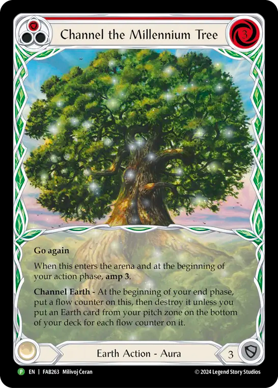 Channel the Millennium Tree (Red) - Flesh and Blood TCG - MoxLand