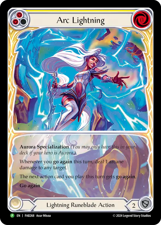 Arc Lightning (Yellow) - Flesh and Blood TCG - MoxLand