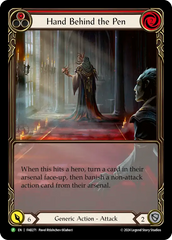 Hand Behind the Pen (Red) - Flesh and Blood TCG - MoxLand