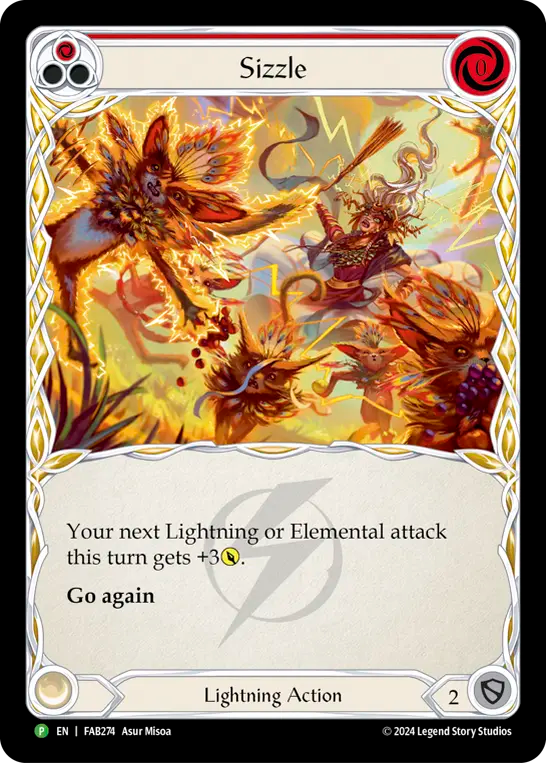 Sizzle (Red) - Flesh and Blood TCG - MoxLand