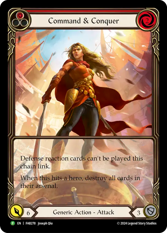 Command and Conquer (Red) - Flesh and Blood TCG - MoxLand