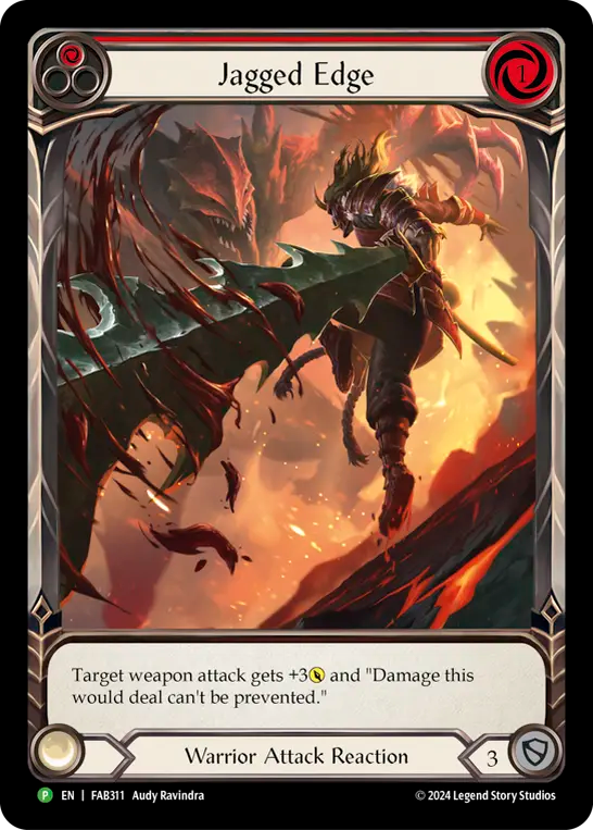 Jagged Edge (Red) - Flesh and Blood TCG - MoxLand
