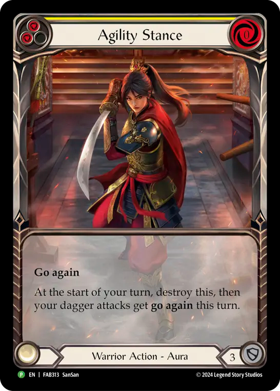 Agility Stance (Yellow) - Flesh and Blood TCG - MoxLand
