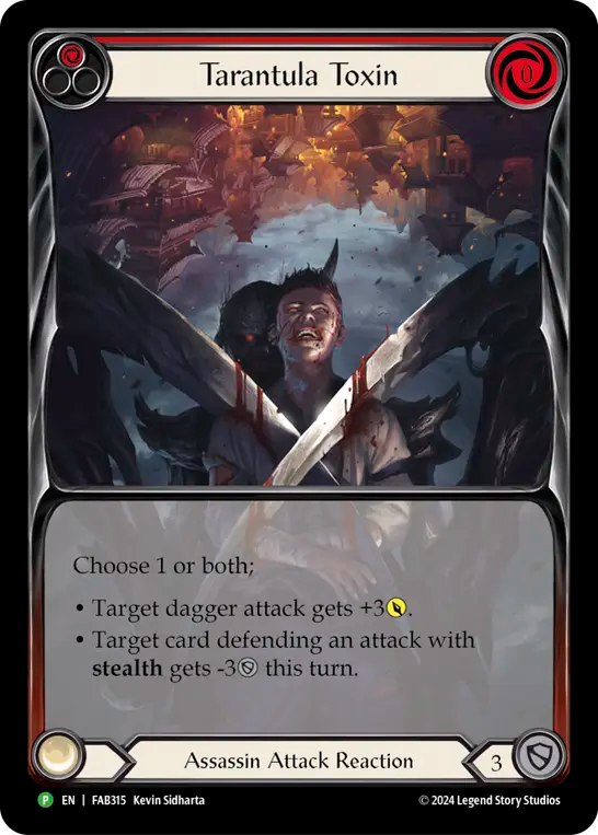 Tarantula Toxin (Red) - Flesh and Blood TCG - MoxLand