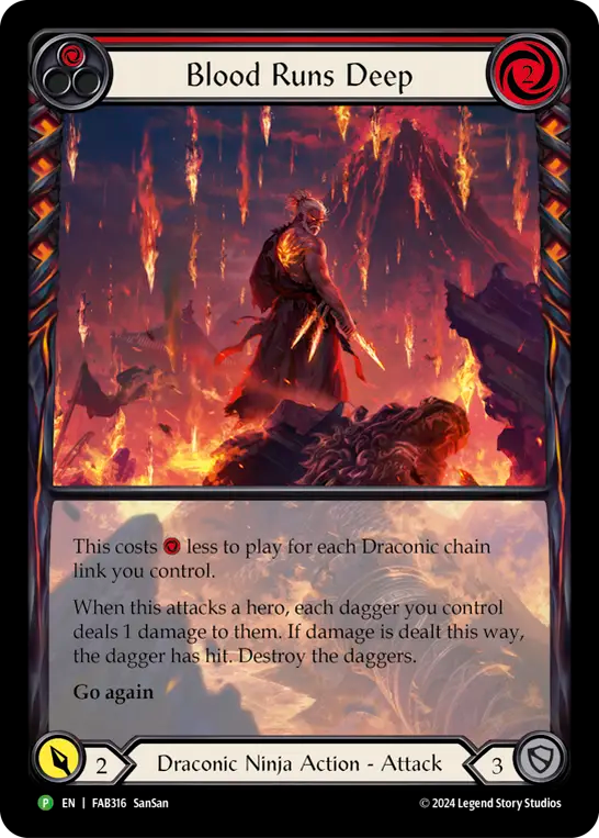 Blood Runs Deep (Red) - Flesh and Blood TCG - MoxLand