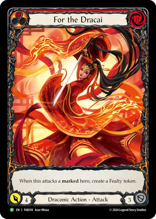 For the Dracai (Red) - Flesh and Blood TCG - MoxLand