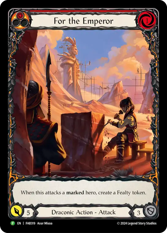 For the Emperor (Red) - Flesh and Blood TCG - MoxLand