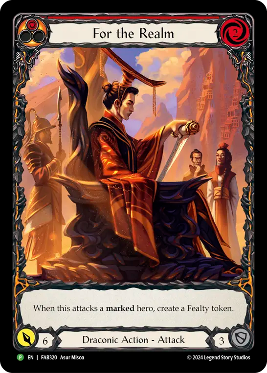 For the Realm (Red) - Flesh and Blood TCG - MoxLand