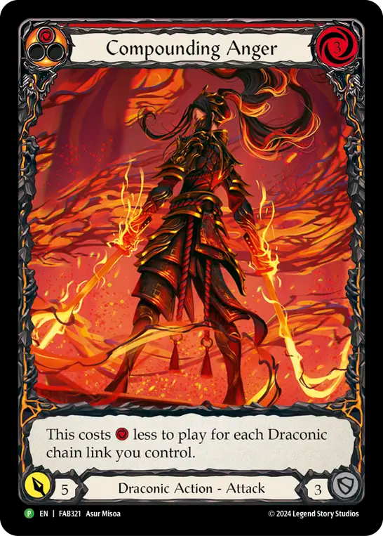 Compounding Anger (Red) - Flesh and Blood TCG - MoxLand