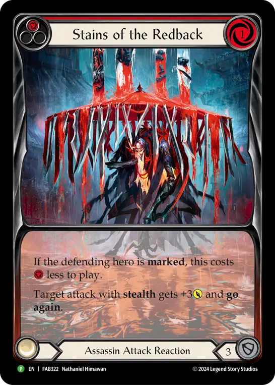 Stains of the Redback (Red) - Flesh and Blood TCG - MoxLand