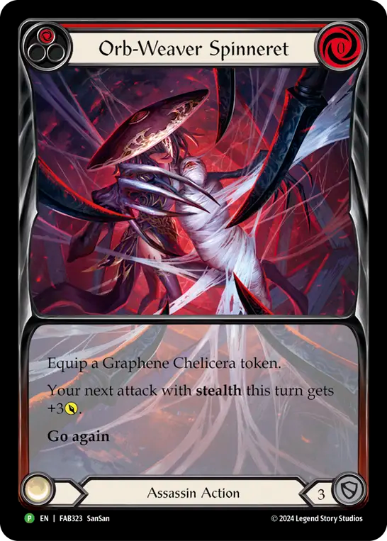 Orb-Weaver Spinneret (Red) - Flesh and Blood TCG - MoxLand