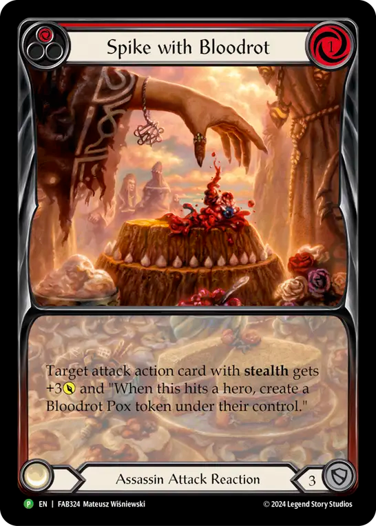 Spike with Bloodrot (Red) - Flesh and Blood TCG - MoxLand