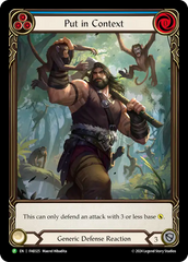 Put in Context (Blue) - Flesh and Blood TCG - MoxLand