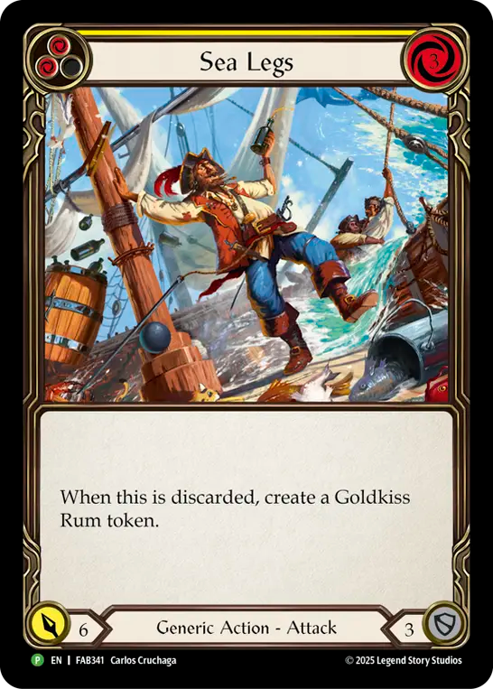 Sea Legs (Yellow) - Flesh and Blood TCG - MoxLand