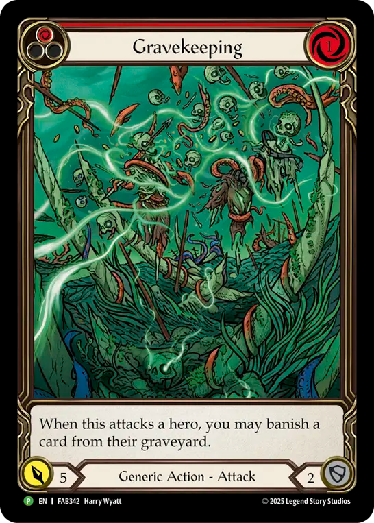Gravekeeping (Red) - Flesh and Blood TCG - MoxLand