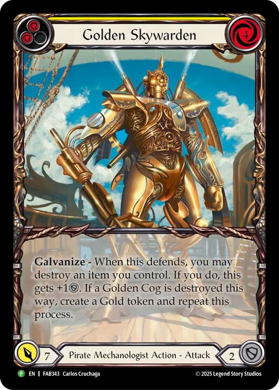 Golden Skywarden (Yellow) - Flesh and Blood TCG - MoxLand