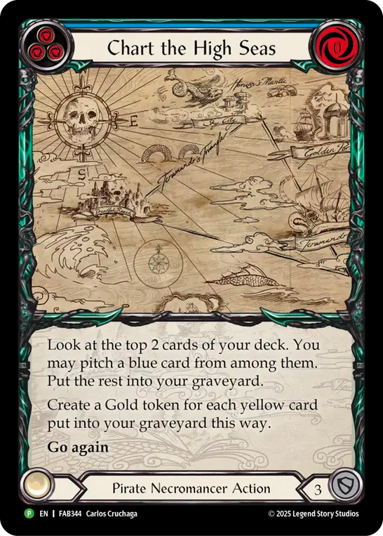 Chart the High Seas (Blue) - Flesh and Blood TCG - MoxLand