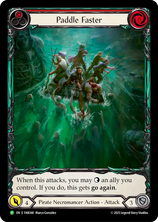 Paddle Faster (Red) - Flesh and Blood TCG - MoxLand