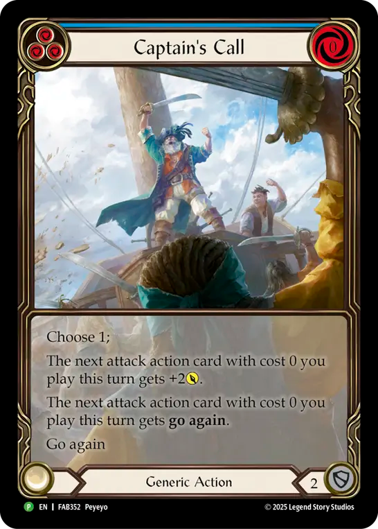 Captain's Call (Blue) - Flesh and Blood TCG - MoxLand