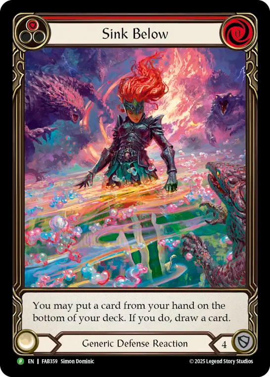 Sink Below (Red) - Flesh and Blood TCG - MoxLand