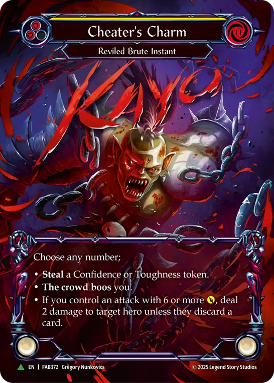 Cheater's Charm (Yellow) - Flesh and Blood TCG - MoxLand