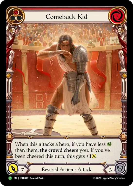 Comeback Kid (Red) - Flesh and Blood TCG - MoxLand