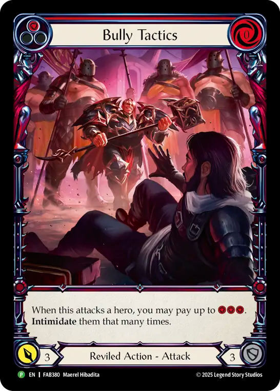 Bully Tactics (Red) - Flesh and Blood TCG - MoxLand