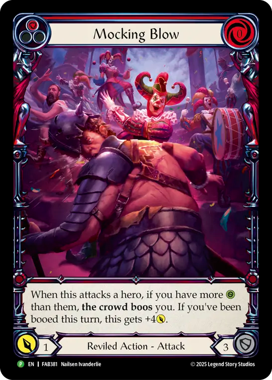 Mocking Blow (Red) - Flesh and Blood TCG - MoxLand