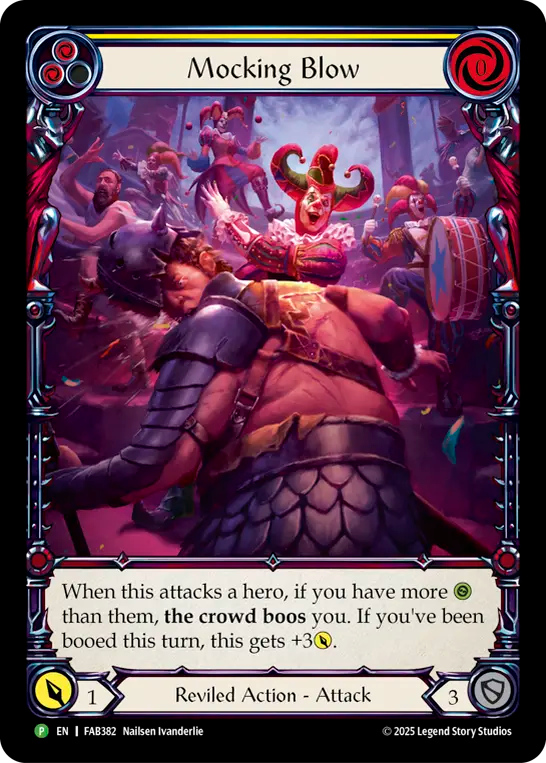 Mocking Blow (Yellow) - Flesh and Blood TCG - MoxLand