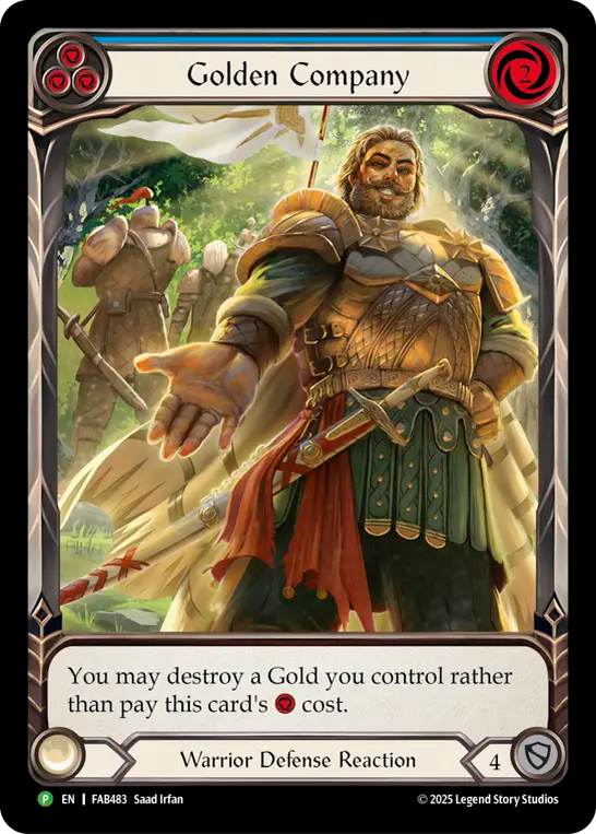 Golden Company (Blue) - Flesh and Blood TCG - MoxLand