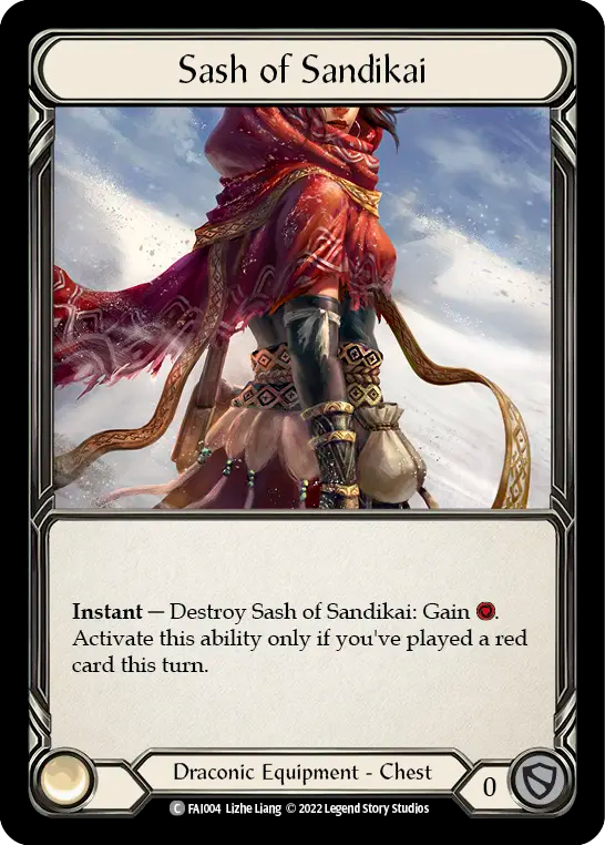 Sash of Sandikai - Flesh and Blood TCG - MoxLand