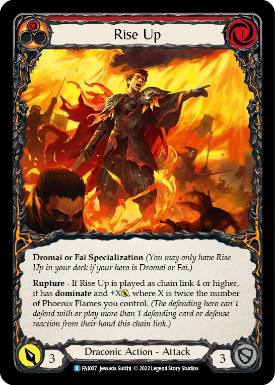Rise Up (Red) - Flesh and Blood TCG - MoxLand