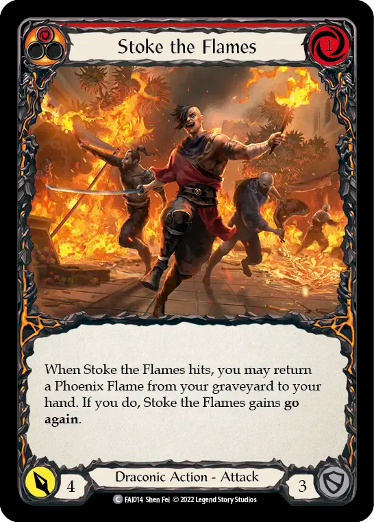 Stoke the Flames (Red) - Flesh and Blood TCG - MoxLand
