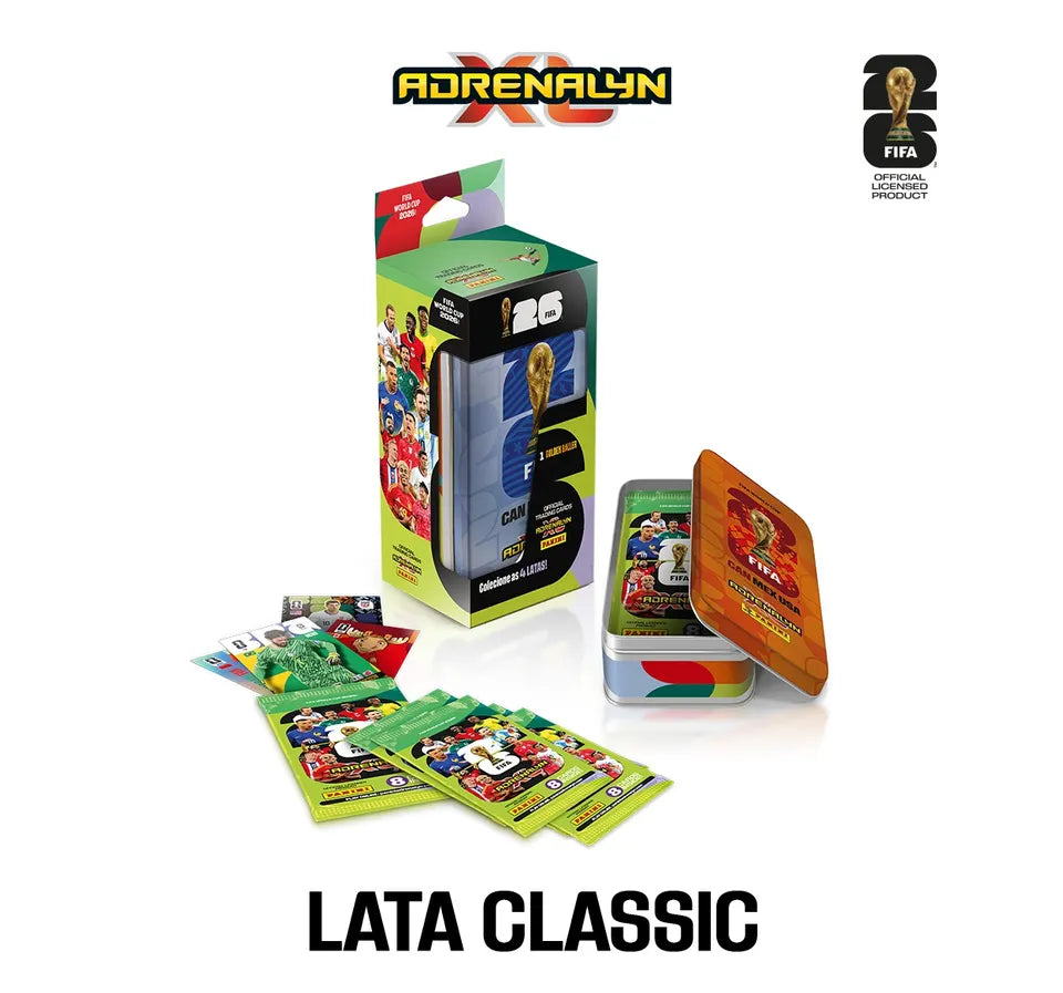 FIFA WORLD CUP 2026™ ADRENALYN XL™ - LATA CLASSIC TIN - Panini - MoxLand