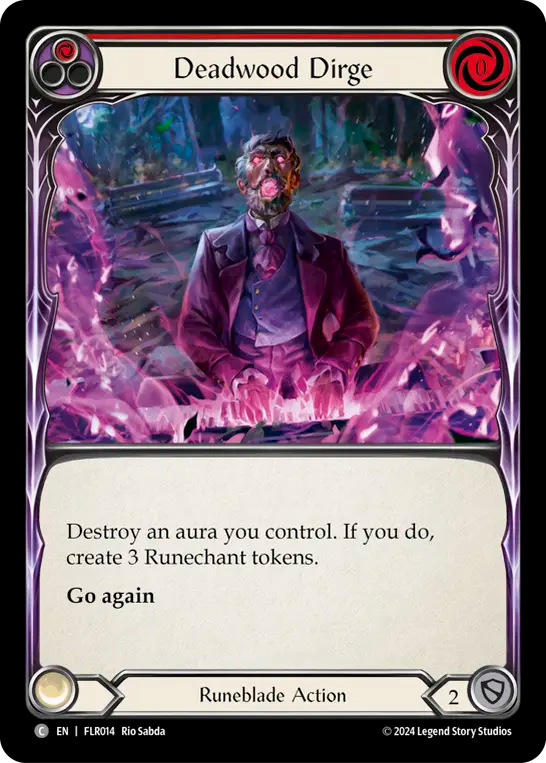 Deadwood Dirge (Red) - Flesh and Blood TCG - MoxLand