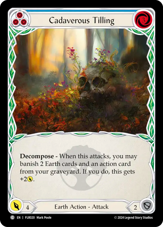 Cadaverous Tilling (Blue) - Flesh and Blood TCG - MoxLand