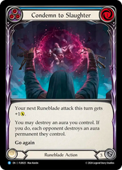 Condemn to Slaughter (Blue) - Flesh and Blood TCG - MoxLand
