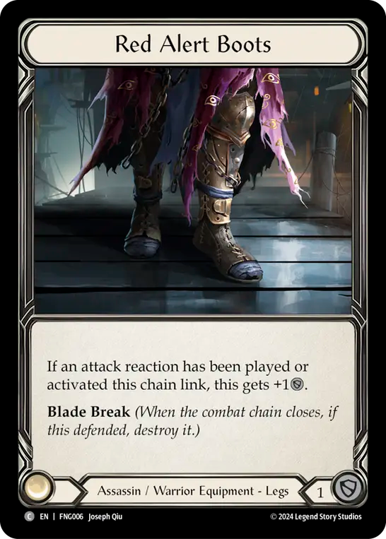 Red Alert Boots - Flesh and Blood TCG - MoxLand