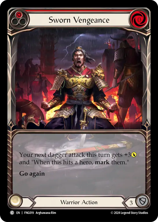 Sworn Vengeance (Red) - Flesh and Blood TCG - MoxLand