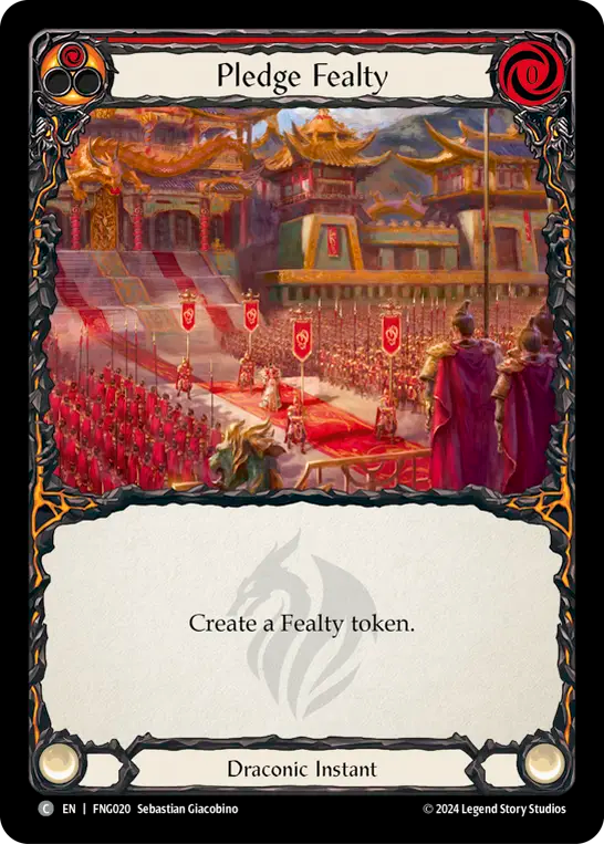 Pledge Fealty (Red) - Flesh and Blood TCG - MoxLand