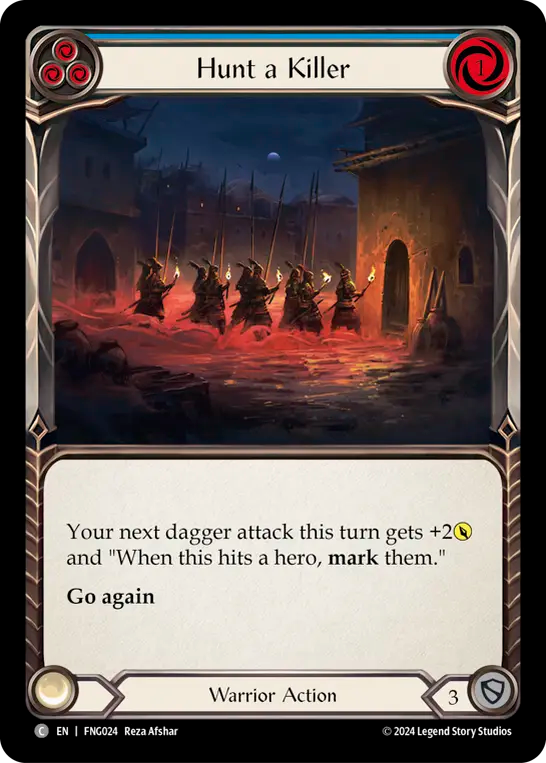 Hunt a Killer (Blue) - Flesh and Blood TCG - MoxLand