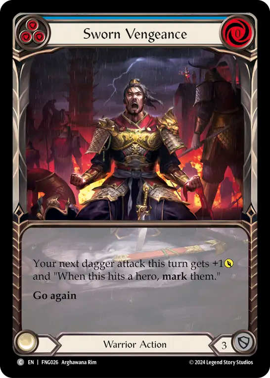 Sworn Vengeance (Blue) - Flesh and Blood TCG - MoxLand