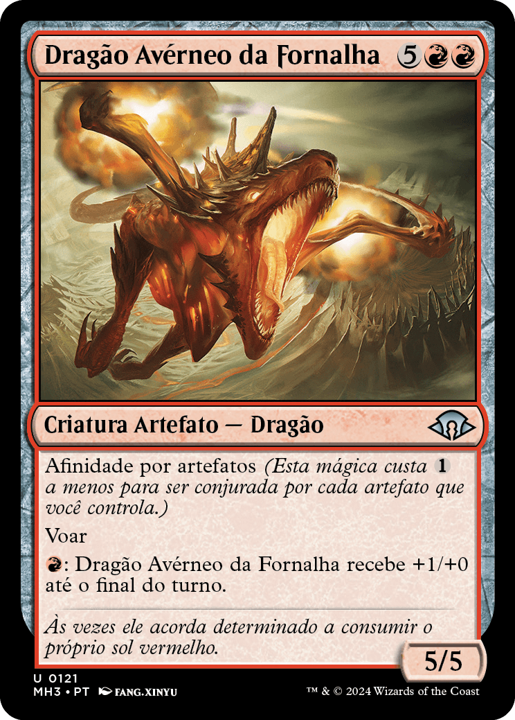 Dragão Avérneo da Fornalha / Furnace Hellkite - Magic: The Gathering - MoxLand