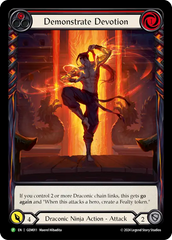 Demonstrate Devotion (Red) - Flesh and Blood TCG - MoxLand